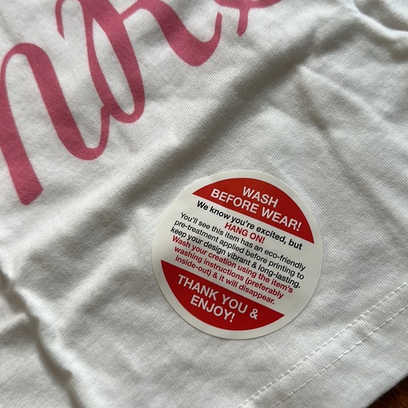 [Brand New] Future Mrs White Sleeveless Tee Sz.S - Picture 3 of 3